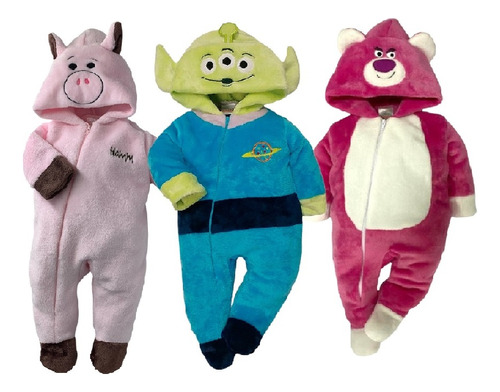 Kit 3 Mamelucos Disney Hamm, Alien, Lotso A Precio De 2