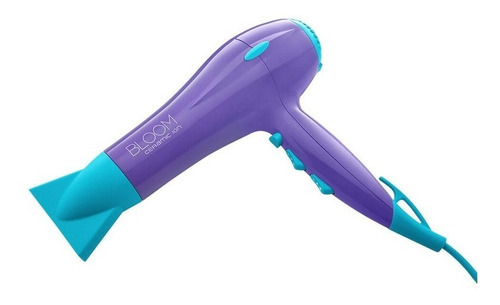 Secador De Pelo Gama Bloom Ceramic Ion, Color Vt, Violeta Oscuro, Voltaje 110 V