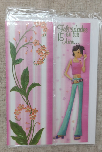 5 Tarjetas De Cumpleaños Para 15 Años