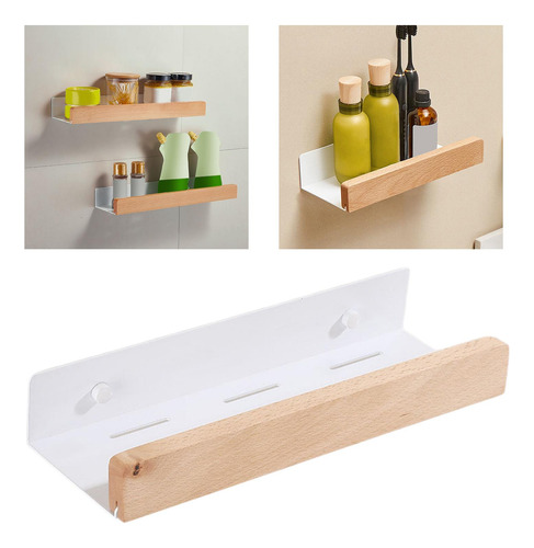 Organizador De Especias De Madera Para 30cmx10cm
