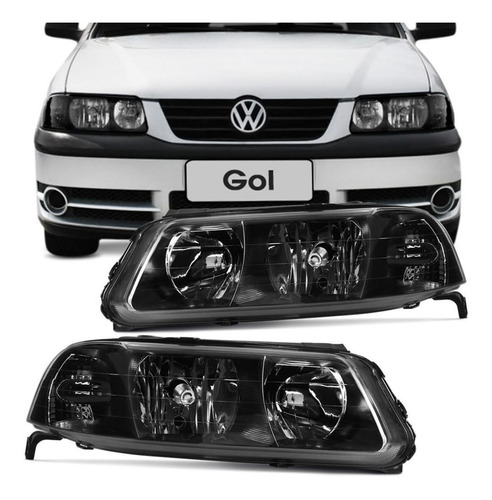 Par Farol Gol G3 2005 2004 2003 2002 2001 2000 Mascara Negra