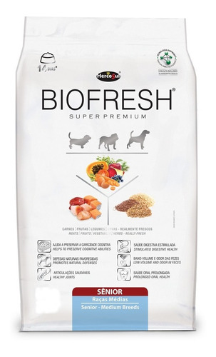 Biofresh Perro Señor Raza Mediana 3kg Envió Gratis Razas 