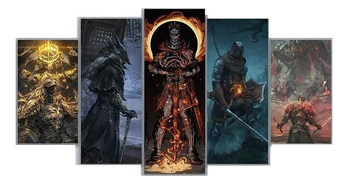 5 Set Pintura De Diamantes Saga Dark Souls Personajes Gamer