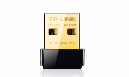 Imagen 1 de 6 de Adaptador Usb Wifi Mini Tp-link Tl-wn725n 150mbp 725n Pce