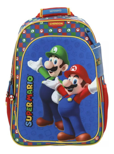 Mochila Super Mario Bros Armin Primaria Backpack Mb65967-9