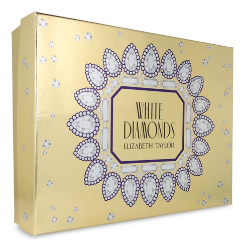 Set White Diamonds 3pzs 100ml Edt/body Lotion/body Wash