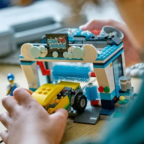 Set De Juguetes De Construcción Lego City Car Wash 60362 Par