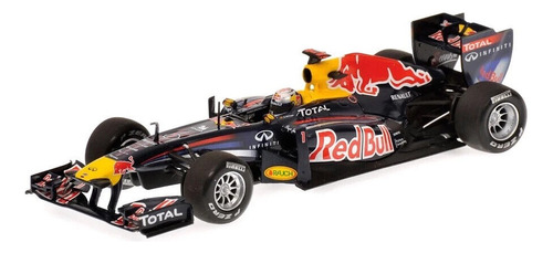F1 Red Bull S Vettel Campeon 2011 Minichamps 1:18 Rb7 Azul (Usado)