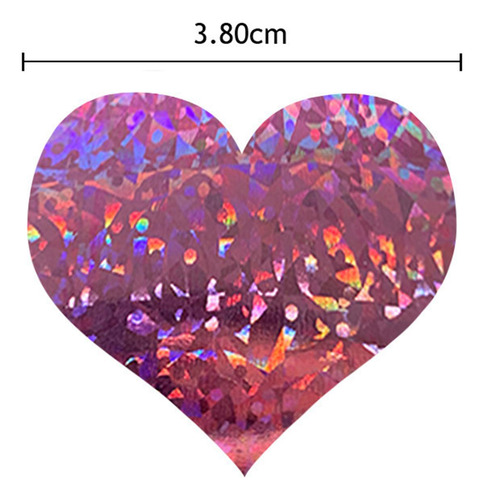 2 X 500 Pegatinas De Corazón En Rollo De Pegatinas De Amor