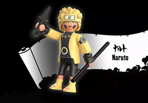 Playmobil Naruto Modo Sabio Seis Caminos Amarillo Shippuden 8