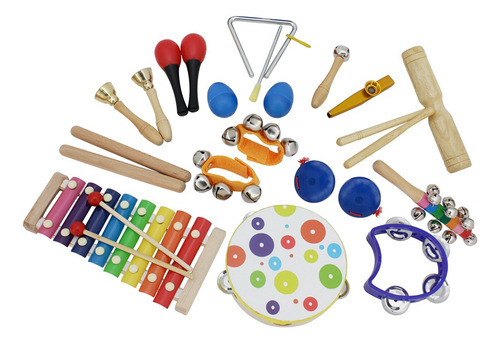 Imagen 7 de 9 de Juego De Juguetes Para Instrumentos Musicales, 19 Piezas, In