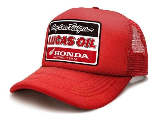 Gorra Trucker Honda Troy Lee Lucas Oil Motocross New Caps