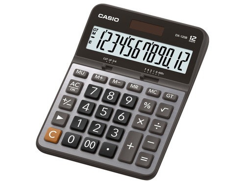 Calculadora De Mesa Casio 12 Dígitos - Dx-120b