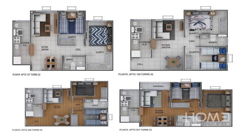Apartamento 2qtos Alcântara Ao Lado Do Parque Das Aguas - Ap2619