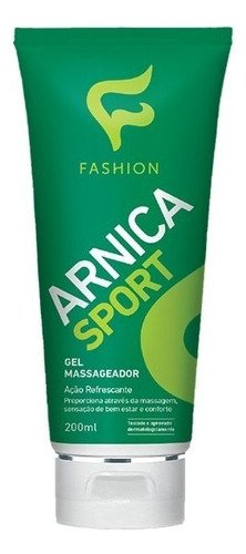  Gel Massageador Arnica Sport - Fashion Tipo de embalagem Bisnaga Fragrância Árnica Tipos de pele Mista