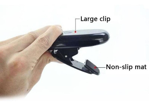 Imagen 4 de 10 de Lampara Led Doble Luz Recargable Usb Atril Partitura Clip