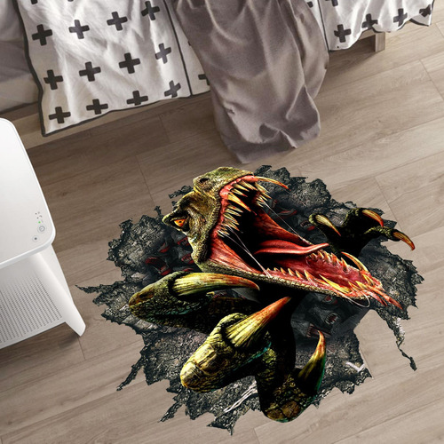 Adesivo De Parede De Dinossauro Broken Wall Background Wall