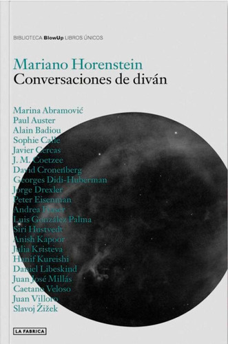 Libro Conversaciones De Divan - Mariano Horenstein