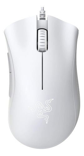 Mouse Razer, branco/5 botões/com fio/6400 Dpi