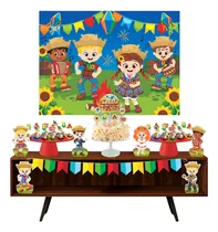 Comprar Kit Festa Fácil Junina E Julina - Decoração Arraial Caipira