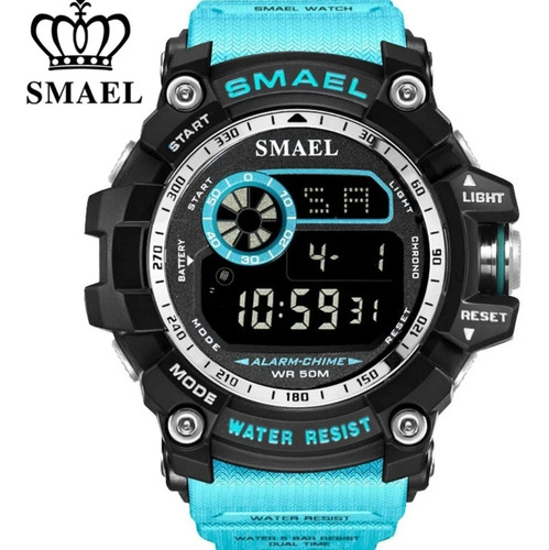 Relógio Masculino Smael 8010 Original Tático Militar C Caixa