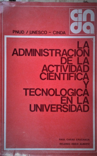 Administracion De La Actividad Cientifica En La Universidad