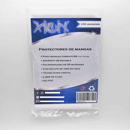 Manga Bag - Protector De Mangas B6 X100 - Xion Store