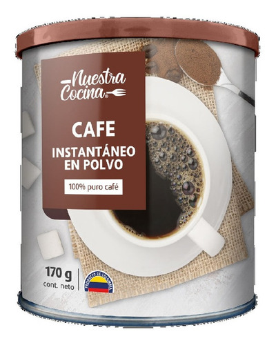 Cafe Instantaneo En Polvo Nuestra Cocina 170g(1un)-super