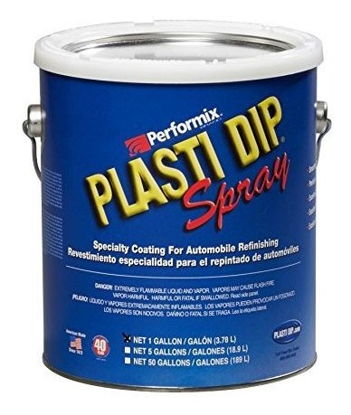 Plasti Dip Performix 10103s-4pk Negro Spray - 1 Galón, (paqu