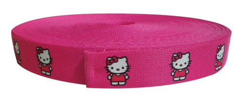 Cinta Sublimada Hello Kitty 30 Mm Rollo X 25 Mts . Fabricel