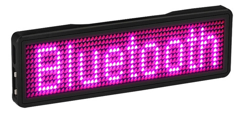 Mli Letrero De Luz Led Recargable Con Nombre, Programable,