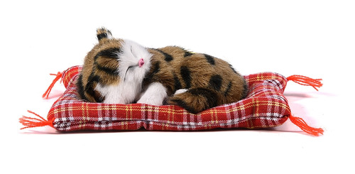 Muñeco De Peluche Simulado Con Forma De Gato Durmiendo Para