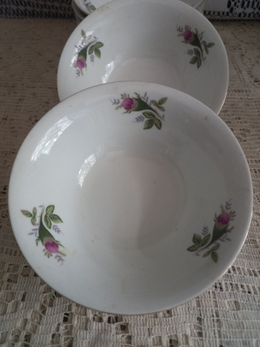 Finas Compoteras Vintage Años 70 En Porcelana Impecables 