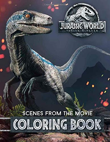 Jurassic World Fallen Kingdom Coloring Book 30 High Quality 
