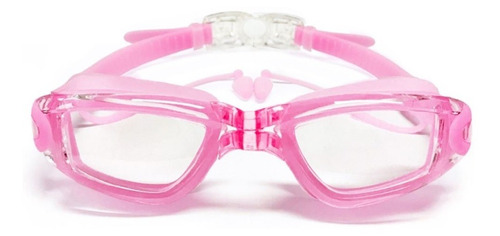 Oculos Natação Mergulho Piscina Sport Adulto Profissional Cor Rosa/Transparente