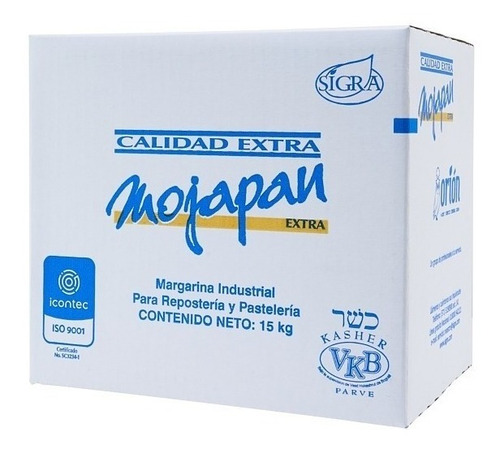 Margarina Mojapan Extra Caja 15kg - Kg a $11267