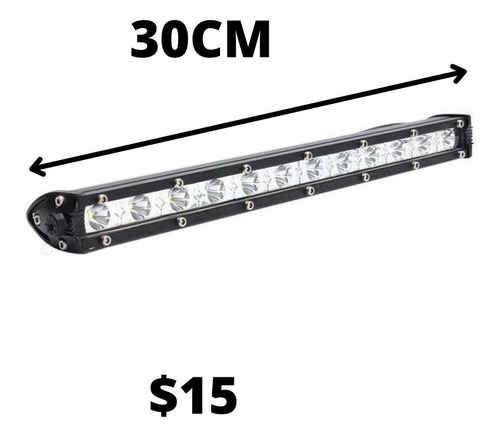 Imagen 4 de 4 de Barras Led De Carro 54 - 48 - 30 C Luz Blanca Led Exterior