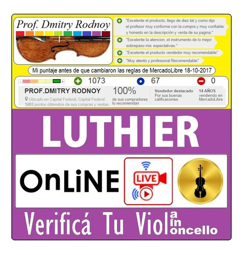 Imagen 1 de 10 de Vtv Online Verifica X Fotos - Cello Violín Viola Violoncello