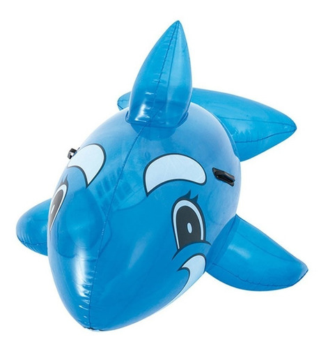 Bote Boia Inflavel Baleia Transparente Com Alca Intex