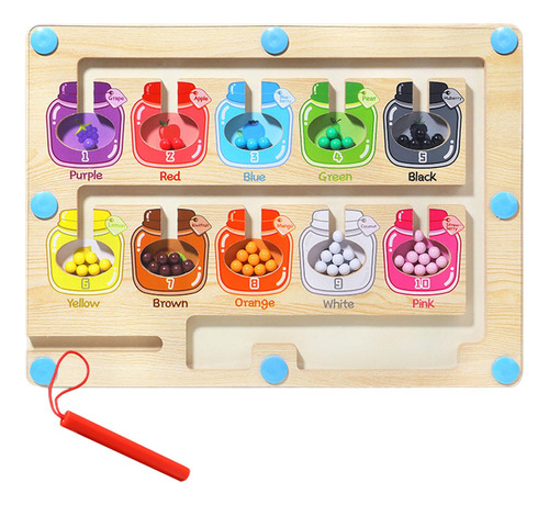 Juego De Conteo , Laberinto De Colores Y Números,