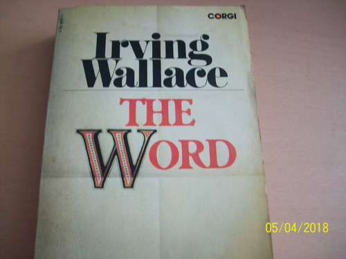 Irving Wallace. The Word (novela, En Inglés),1972