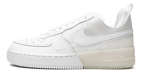 Nike Air Force 1 React Dm0573 100 Triple Blanco - Talla 7.5