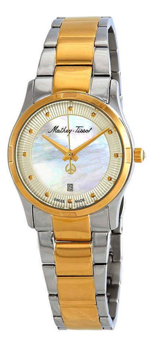 Reloj Mathey-tissot D2111bi2 Para Mujer Esfera Blanca