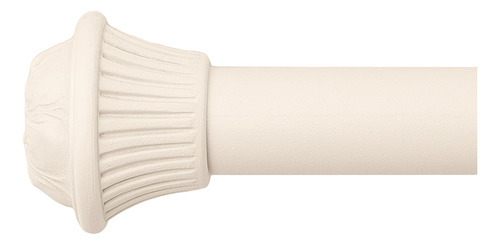 Barral Cortina Ironwood 22mm A Medida De 1 A 4m Linea Nakash Blanco Terminal Coliseo