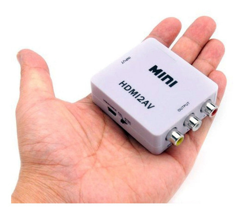 Mini Adaptador Convertidor Señal Hdmi A Rca Audio Y Video