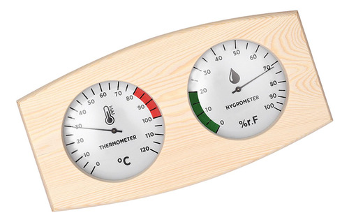 Termómetro De Sauna Higrómetro Higrotermógrafo 0-120 °c