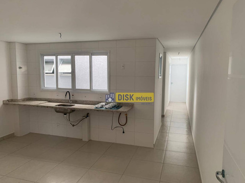 Imagem 4 de 18 de Cobertura Com 2 Dormitórios À Venda, 109 M² Por R$ 370.525,00 - Vila Pires - Santo André/sp - Co0085