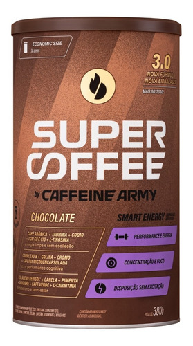 Supercoffee Impossible Chocolate Economic Size Latão 380g 
