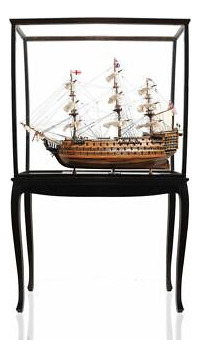 Hms Victory Nelson's Flagship Tall Ship Model 37  W/ Flo Ccj