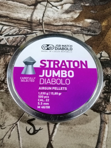 Chumbos Balines Jsb Straton Jumbo .22 5.5mm 15.89 Grains